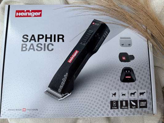 Heiniger Saphir Basic met 1 accu incl. size 10 kop