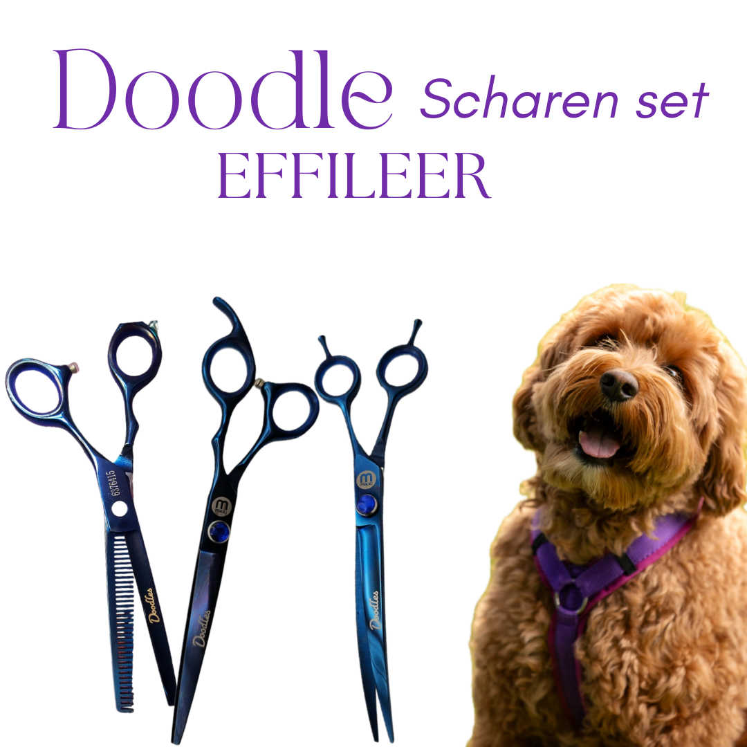 Doodle scharen effileer set