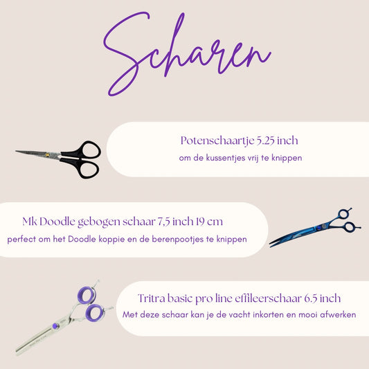 Chunker schaar voor de dikke curly vachten