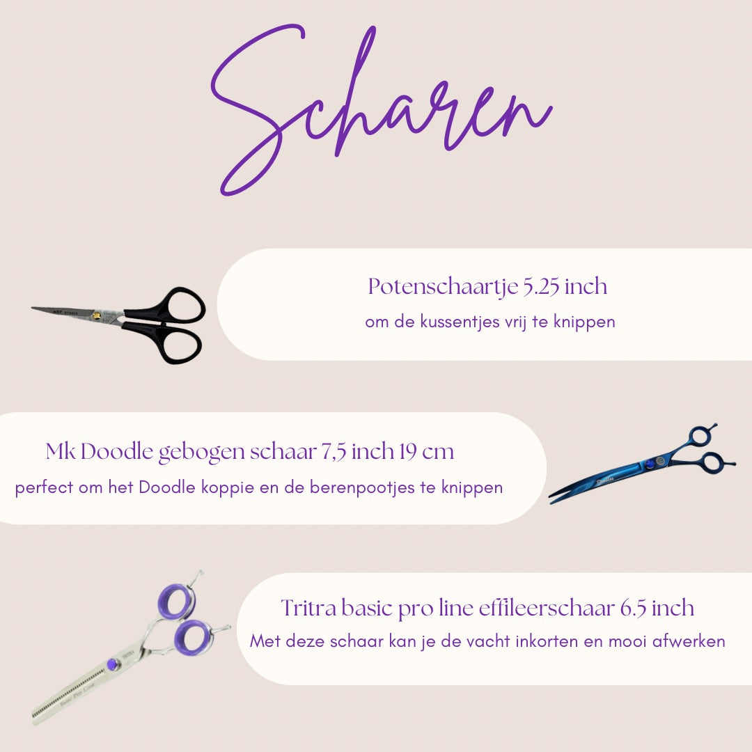 Gebogen schaar 7,5 inch 19 cm