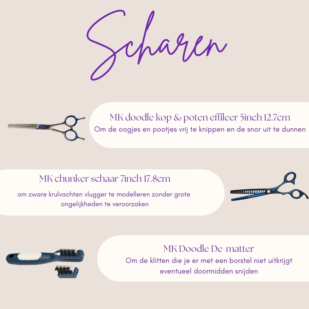 Gebogen schaar 7,5 inch 19 cm