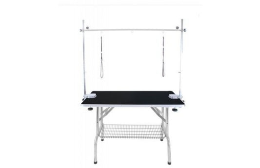 Trimtafel met dubbele of enkele trimbeugel en opbergmand