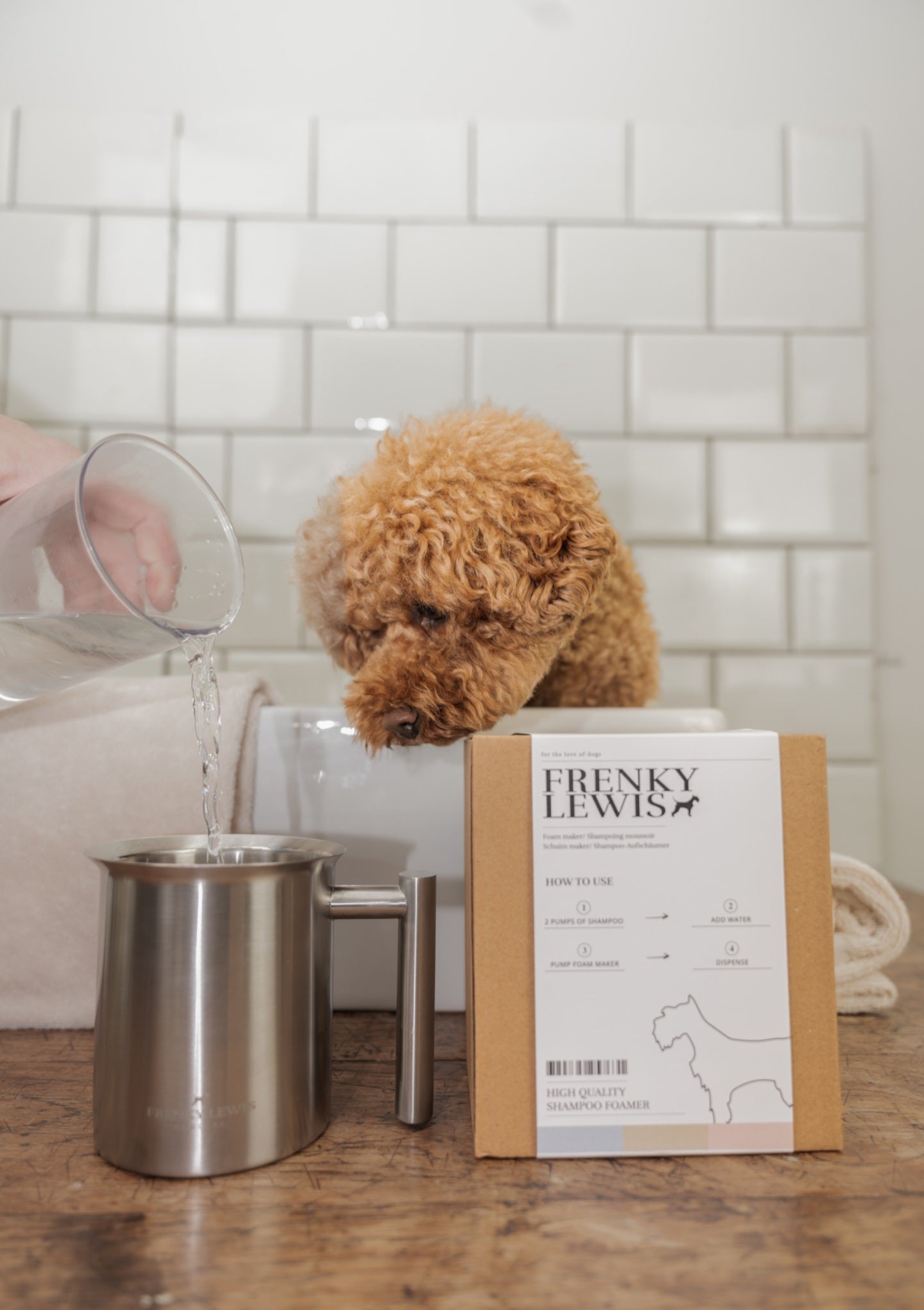 RVS Shampoo Foamer | Minder Shampoo, Meer Schuim