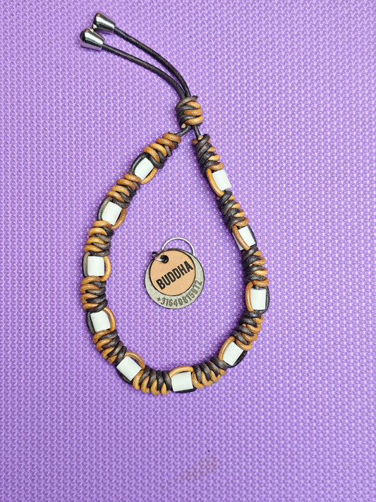 Leren tekenbandjes met EM kralen