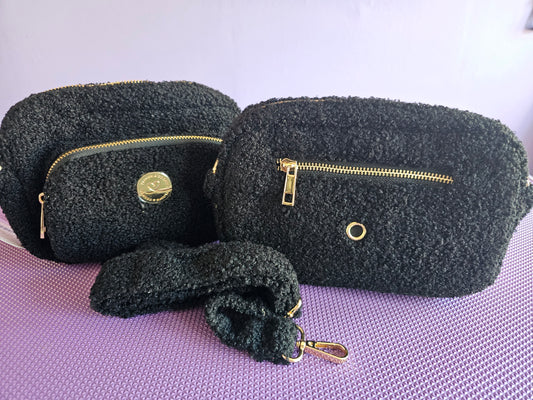 Dog mom bag Teddy Black