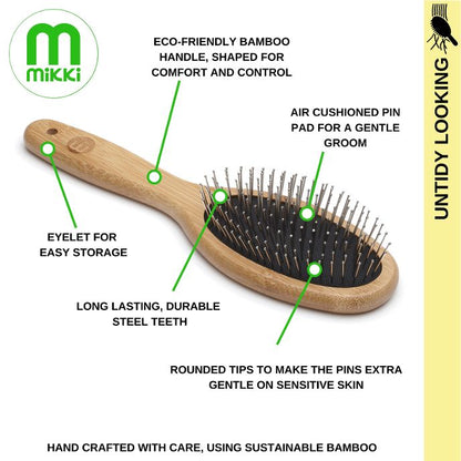 Mikki Bamboo Puppy Brush