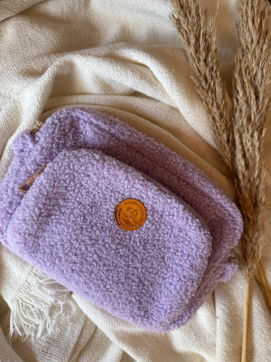 Dog mom bag Teddy Lilac