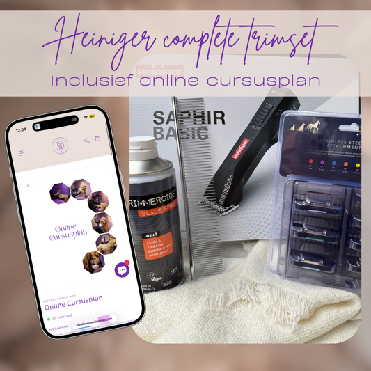 Zwarte Heiniger totaalpakket inclusief online cursusplan