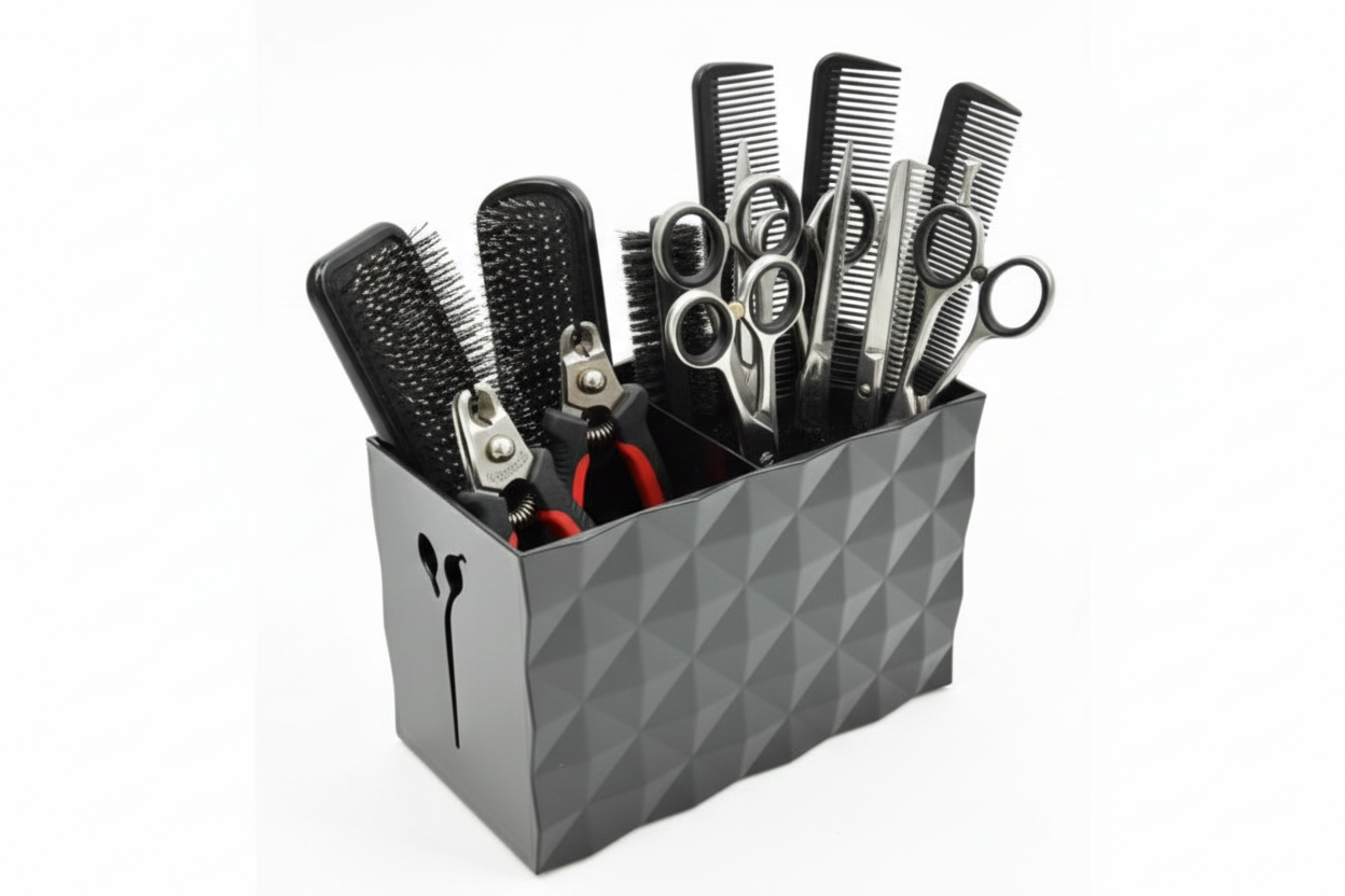 Scissor stand black double 