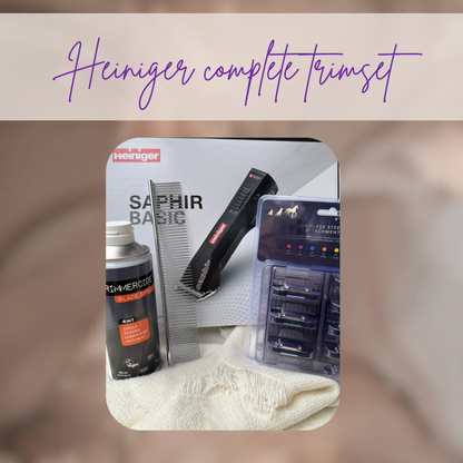 Heiniger complete trim set