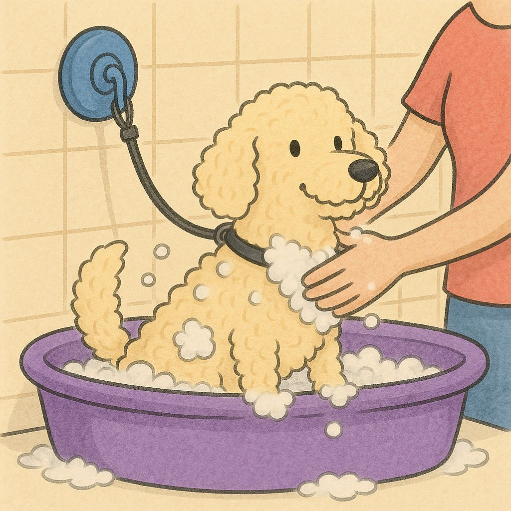 Zuignap voor trimlus in bad