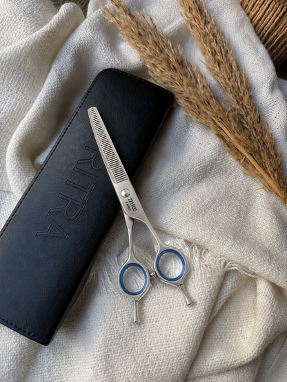 Tritra gebogen fluffer effileerschaar – 7 inch