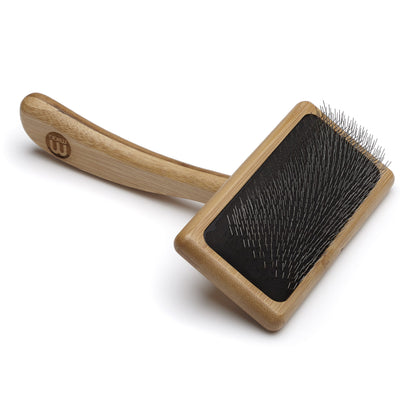 Mikki Bamboo soft pin slicker - Medium