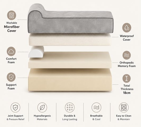 Originele bully bed kleur grijs