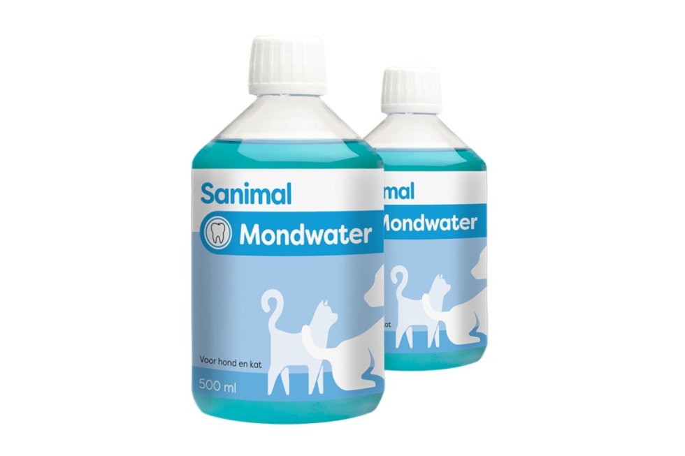 Sanimal mondwater hond en kat 500ml