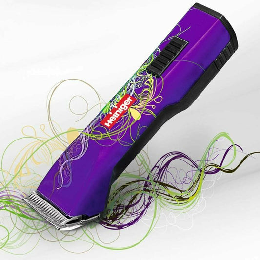 Heiniger Saphir style purple tondeuse incl. 2 Accu's & #10 scheerkop