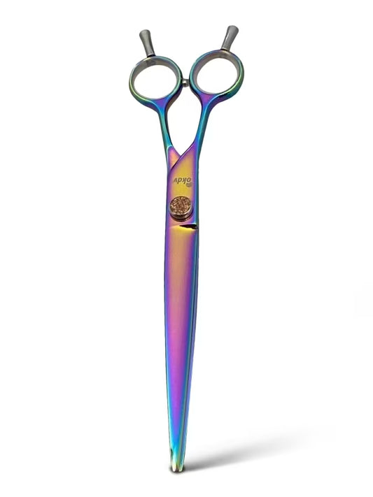 Linkshandige titanium serie gebogen schaar 7,5 inch